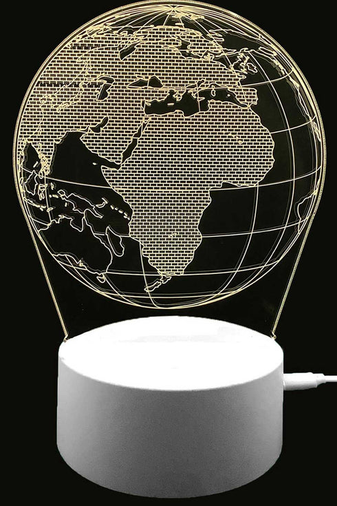 Wholesale 3D LED Lamps – 20 Pack or 40 Pack Assorted Acrylic Night Lights - From £2.24 Per Unit