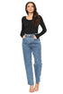 Ladies Denim Loose Fit Jeans