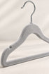 20 Pack Velvet Clothes Hangers with Non-Slip Bar and Shoulder Notches