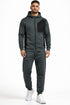 Men’s Zip-Up Hooded Tracksuit Set – Slim Fit Hoodie & Jogger Set