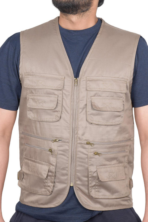 Mens Sleeveless Outdoor Work Gilet