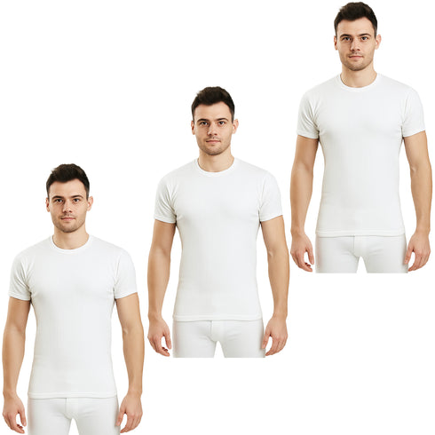 3 Pack Mens Thermal Short Sleeve Top