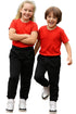 Kids Breathable Fleece Jogging Bottoms