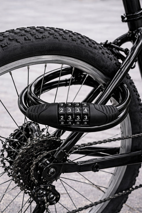 Bike Cable Lock with Combination 1.25m – Heavy Duty Anti-Theft