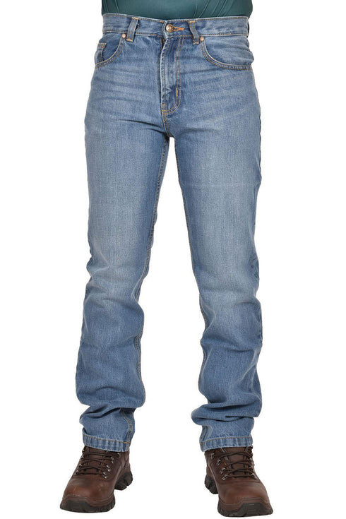 Mens Denim Straight Leg Jeans
