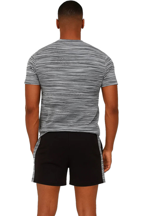 Mens Loungewear Set – Dyed Short Sleeve T-Shirt & Shorts Tracksuit