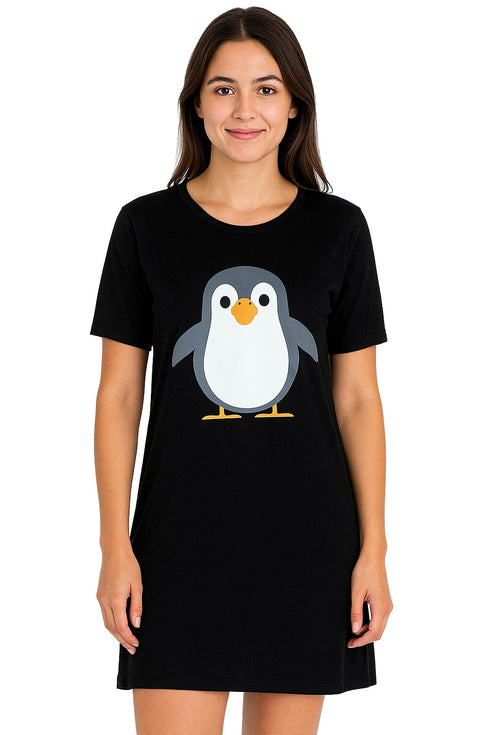 Women Short Sleeve Cotton Nighty