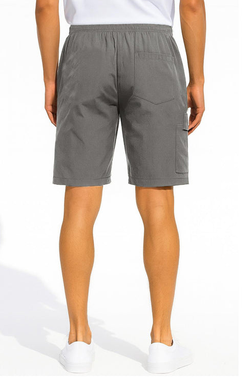 Men’s Cargo Shorts – Lightweight, Quick-Dry, Elastic Waist, Pockets