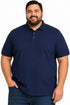 Men’s Plus Size Plain Polo Shirts - 3XL to 6XL