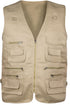 Mens Multi Pocket Sleeveless Utility Vest
