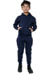 Kids Plain No Cord Tracksuit Set
