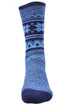 Men Calf Length Lite Fairisle Socks - 406B