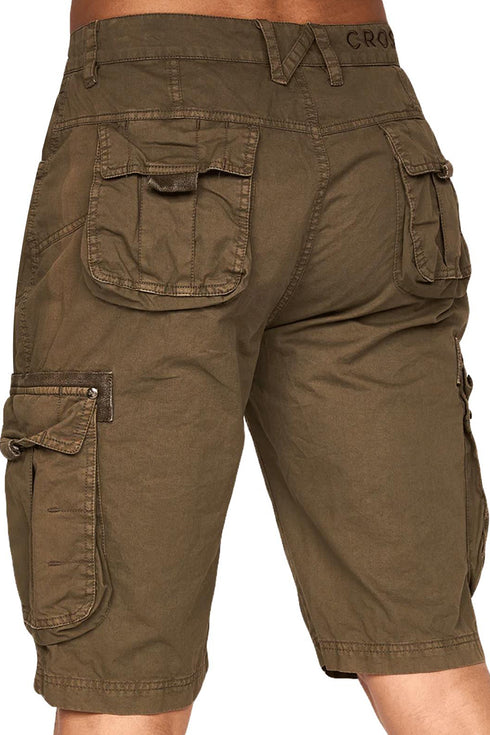 Crosshatch Mens Knee Length Cargo Shorts