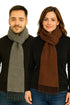 Unisex Winter Muffler Wool Blend – Long Knit Check Scarf