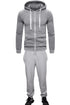 Mens Full Zip Plain Tracksuit