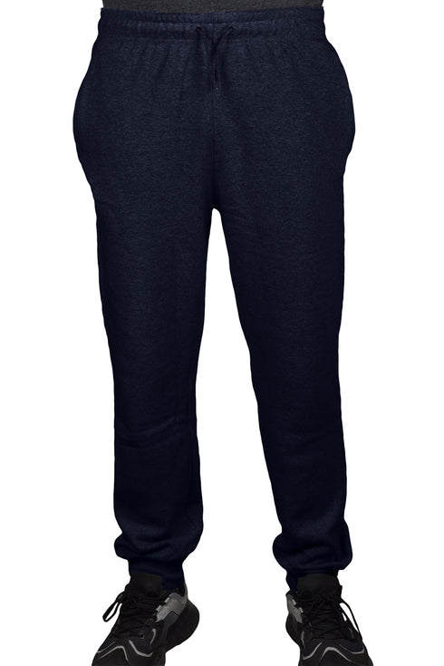 Men Elasticated Drawstring Fleece Bottoms