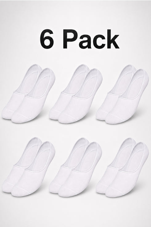 Unisex Low Cut Socks 6 or 12 Pack – Cotton Invisible Trainer Socks for Men & Women