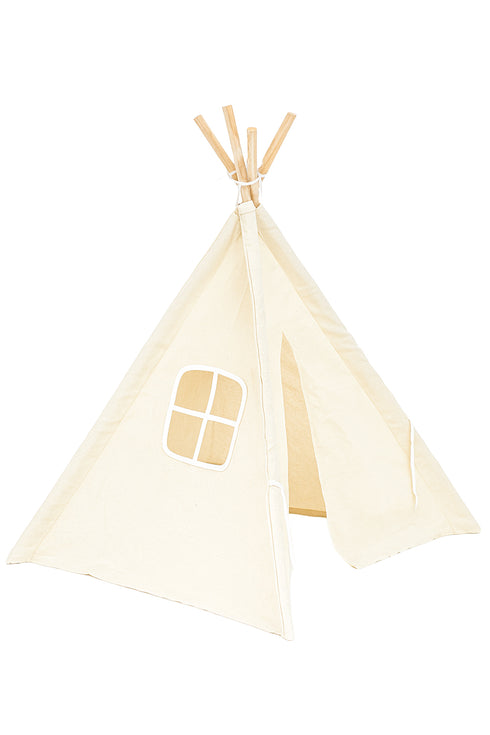 Kids Play Tent Teepee - Indoor Foldable Playhouse for Toddlers & Children