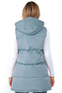 Ladies Longline Hooded Puffer Gilet
