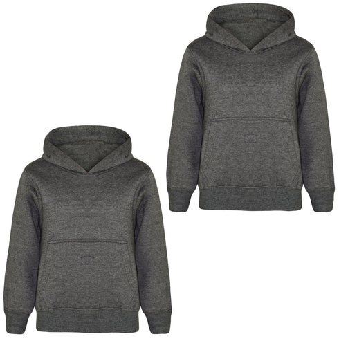 2 Pack Kids Casual Fleece Pullover Hoodie