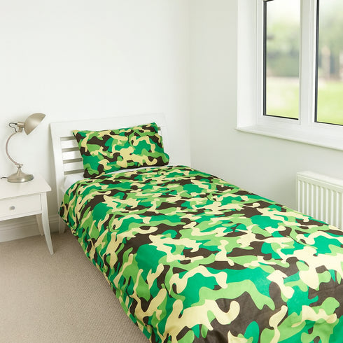 Single Themed Duvet Cover Set – Printed Polycotton Cover & Pillowcase