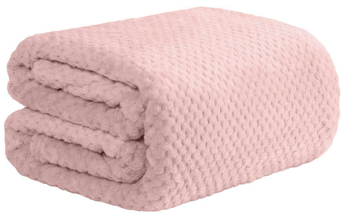 Soft Waffle Weave Throw Blanket – Lightweight Cozy Sofa & Bed Blanket