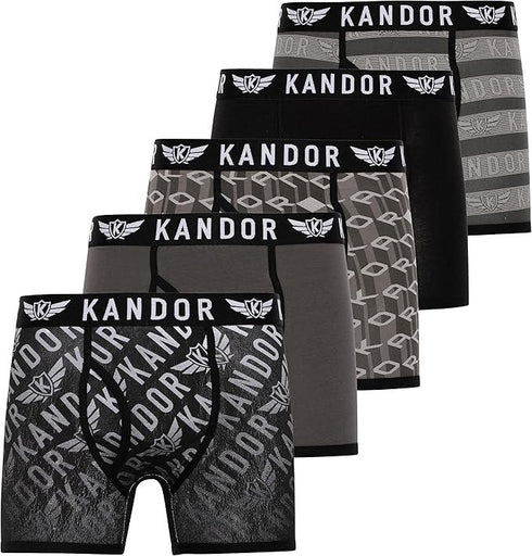 Kandor Men’s Boxer Briefs Multipack Box