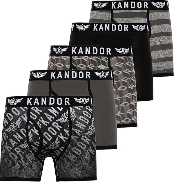 Kandor Men’s Boxer Briefs Multipack Box