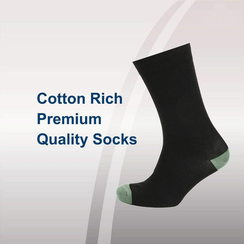 Women's Formal Socks - Casual Designer Cotton Work Socks, Comfortable Rich 6 & 12 Pack