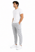 25 Pack Men’s Grey Cargo Jogger Trousers Large - From £4.99 Per Unit