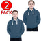 2 Pack Kids Pullover Pocket Detail Hoodie