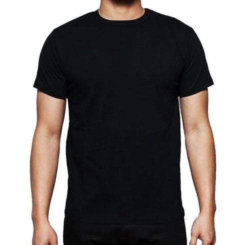 7 Pack Mens Plain Polycotton T-shirt