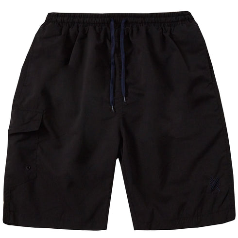 Men’s Polyester Summer Shorts – Breathable, Pockets, Elastic Waist