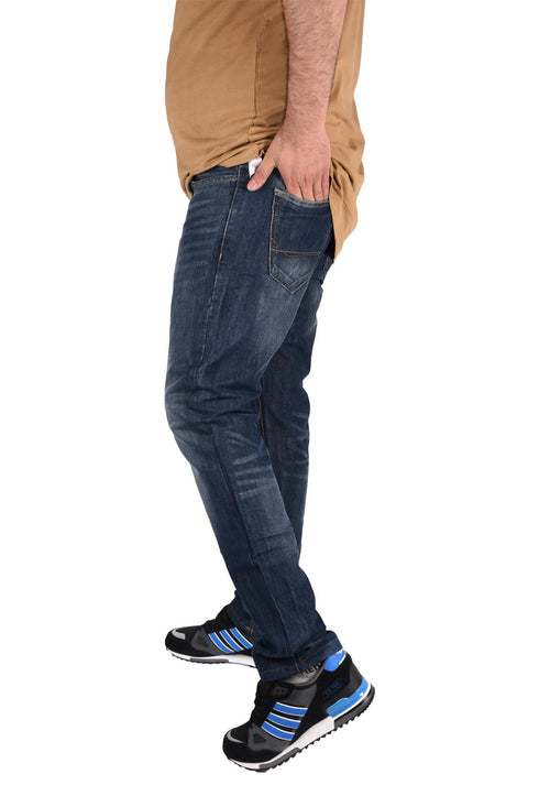 Mens Regular Fit Denim Jeans 607B