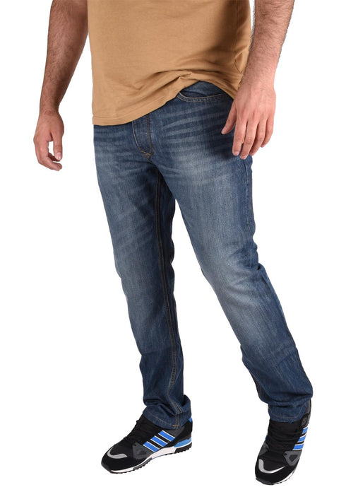 Mens Regular Fit Denim Jeans 607B
