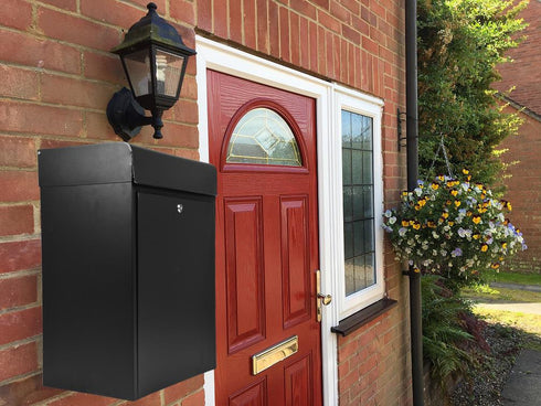 Wall Mounted Secure Parcel Delivery Box – Weatherproof Lockable Mail Drop Box