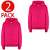 2 Pack Kids Casual Fleece Pullover Hoodie