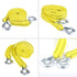 Heavy-Duty Tow Rope with Metal Hooks