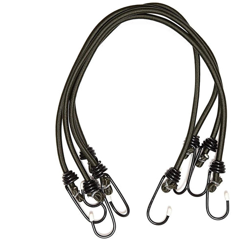 Bungee Cords With Hooks - 12/24 Pieces