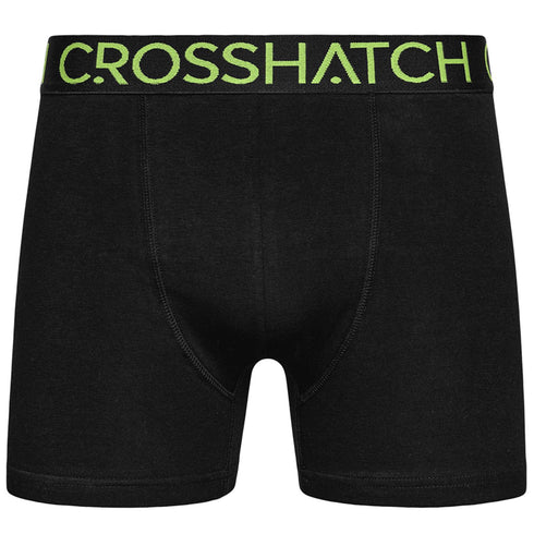 Crosshatch Men's Single Pack Boxer Knightling PKC Green