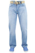 Men Straight Leg Cotton Jeans