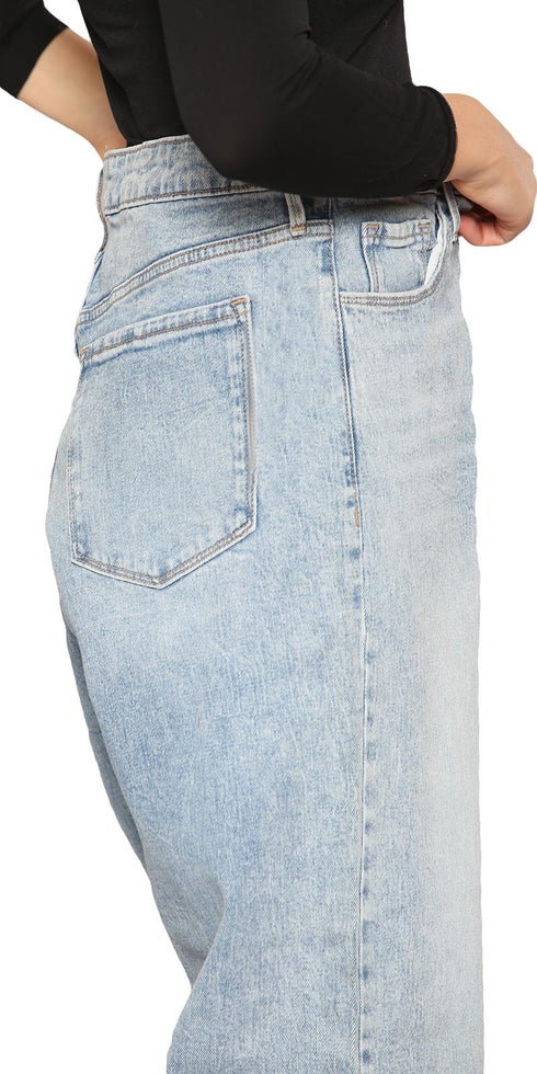 Women's Chino Trousers Bleach Wash
