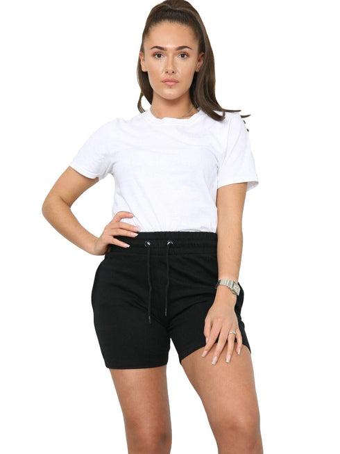 Women Elasticated Cotton Blend Shorts