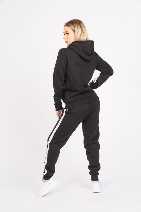 Azire Women's Black Tracksuit AZR_W_TrkSut_Rei_BLK_UK8