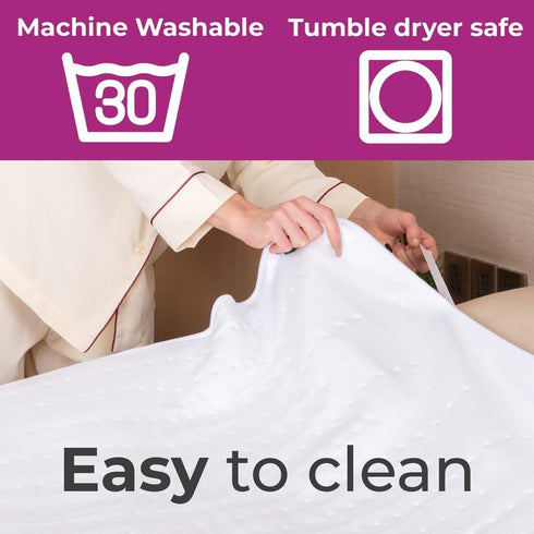 Electric Heated Blanket with Adjustable Temperature Controller