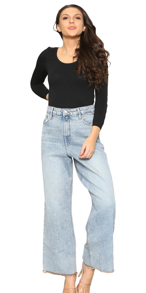 Women's Chino Trousers Bleach Wash