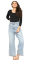 Women's Chino Trousers Bleach Wash
