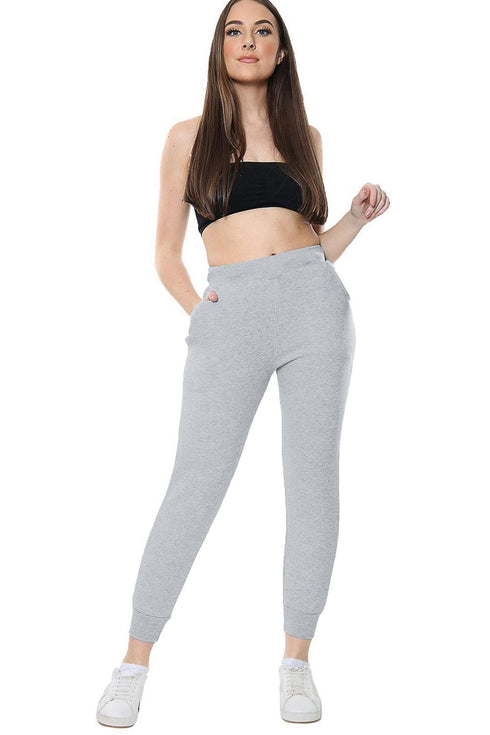 Womens Fleece Try Slim Fit Joggers