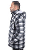 Mens Sherpa Fur Lined Hoodie