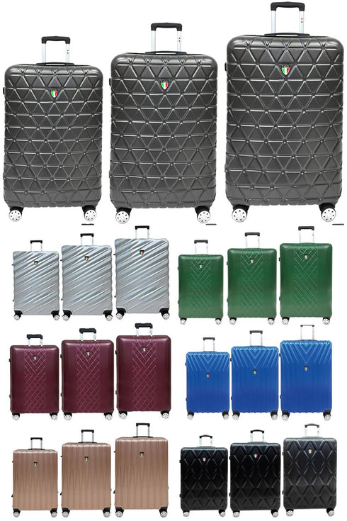 3 Piece Hard Shell Luggage Set – Lightweight Spinner Suitcases